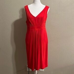 Loft Red Dress SZ M